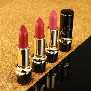 Oem Waterdichte Vrouwen Lippenstift Cosmetica 6 Kleuren Rode Lipstick Matte Make-Up Langdurige Nude Lippenstift