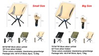 Chaise pliable portable de haute qualité en alliage d'aluminium aéronautique 7075 moderne pour le camping en plein air, la pêche, le pique-nique, la plage, le parc