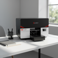 Impresora UV Plana A3 con Cabezal de Impresión I3200, Multifunción Totalmente Automática, 4800 DPI, Eco-Solvente, para Cartulina Flexible, Papel, Huevos y Personalizaciones