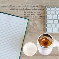 Nouvelle tasse portable pour les voyages, cuisine, électrique, rechargeable, en acier inoxydable, tasse à mélanger le lait et le café, tasse à thé à agitation automatique