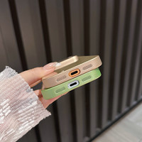 Coque de téléphone de luxe scintillante et plaquée pour iPhone Air 13 14 15 16 17 Pro Max avec protection d'objectif antichoc et design féminin