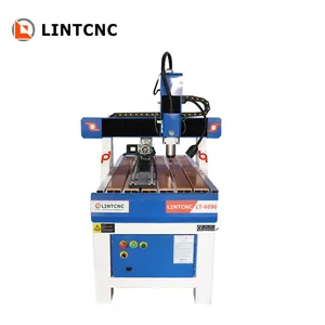 Router Cnc iklan 600X900mm ukuran Mini kecepatan tinggi terlaris Router Cnc logam kecil ekonomis 6040 6090