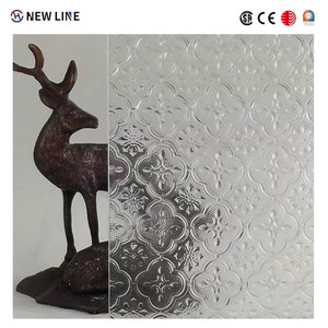 Verre gaufré de qualité supérieure en gros, 5 mm et 6 mm, verre cannelé, verre texturé pour cloisons d'hôtel, devantures de magasins, panneaux décoratifs - Product Image 1