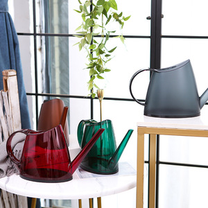 บัวรดน้ำพลาสติกทรงรีฝ้าใสทนทานสำหรับทำสวนกลางแจ้ง - Product Image 3