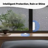 Détecteur de fuite d'eau intelligent étanche MOES Tuya ZigBee 3.0, alarme de détection d'inondation, alerte d'immersion, surveillance à distance via l'application Life