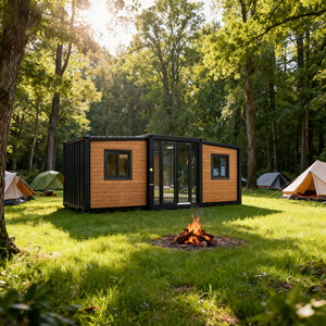 Dễ dàng cài đặt nhà nhỏ 20ft mở rộng container nhà với phòng ngủ hiện đại prefab nhà - Product Image 1