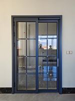 Porte coulissante pliante en verre moderne pour cuisine, salle de bain, toilettes, balcon avec verre trempé, verre cannelé