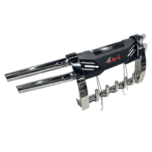 Griglia anteriore per camioncino 4x4 e barra di spinta in acciaio inossidabile Navara NP300 D40 D22 Patrol Isuzu D-max per <span class=keywords><strong>Ford</strong></span> <span class=keywords><strong>Ranger</strong></span> modello Pajero - Product Image 3