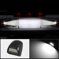 Ampoules LED pour voiture, blanc 6500K, 12V, 9W, 1000LM, lampe de plaque d'immatriculation pour Chevy Suburban Tahoe GMC Sierra 1500 2500 3500