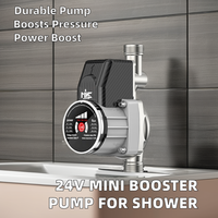 MK-DC24V-09 Mini pompe de surpression maison automatique 24V pompe à eau haute pression électrique à un étage pour douche lavage de voiture OEM
