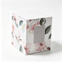 Emballage cadeau pour bougies parfumées de luxe écologiques recyclables en papier couché mat laminé, boîte pour bougies d'aromathérapie