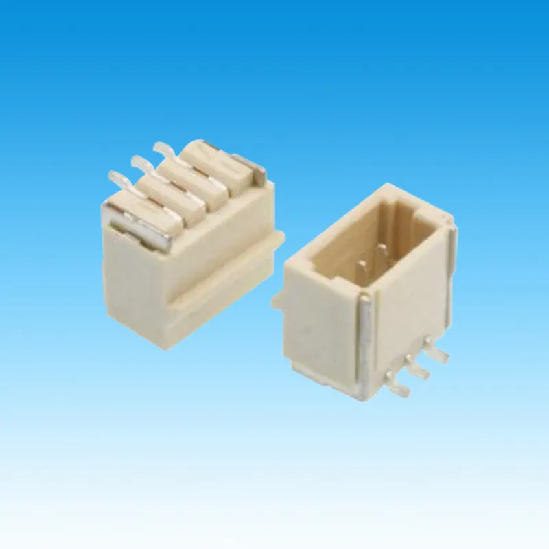 popular product 1.00mm Pitch 180SMT TYPE Vertical patch wafer plug connectors with buckle