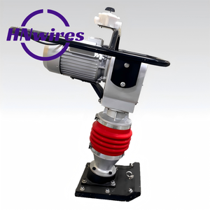 Alat Pemadat Tanah Getar Listrik 220V/380V dengan Sertifikasi CE, Frekuensi Tinggi, Daya Pukul Kuat, untuk Pemadatan Tanah dan Perkerasan Jalan - Product Image 1