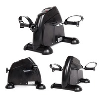 Mini-vélo d'exercice compact avec écran LCD et résistance réglable pour personnes âgées, récupération post-AVC, thérapie à domicile