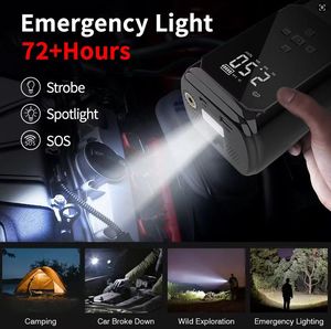 Đa chức năng di động khẩn cấp ngân hàng điện 600A xe nhảy khởi động cho xe tải & xe gắn máy với ánh sáng LED - Product Image 5