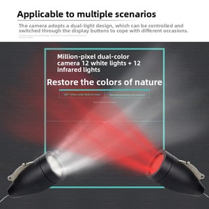 Portable Smart Fish Finder Vision nocturne visuelle couleur vidéo ancre sous-marine caméra <span class=keywords><strong>de</strong></span> pêche pour la pêche au fond matière plastique - Product Image 2