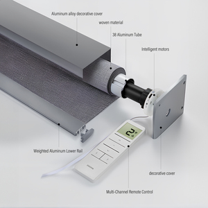 Chất lượng cao đa kịch bản Triển vọng tốt không dây con lăn mù rèm tự động cho gia đình và văn phòng - Product Image 2