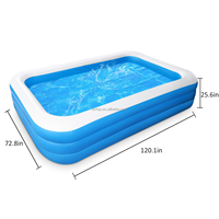Piscine gonflable en PVC hors sol pour adultes et enfants, fournitures de piscine pour jardin et arrière-cour en vente