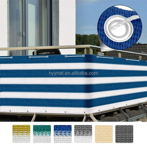 Écran de confidentialité à rayures bleues et blanches, pare-<span class=keywords><strong>vent</strong></span> et pare-soleil <span class=keywords><strong>pour</strong></span> balcon, <span class=keywords><strong>filet</strong></span> de protection moderne - Product Image 1