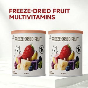 Cubetti di Frutta Naturale Liofilizzata di Grado Alimentare, Snack per Cani e Gatti Ricchi di Vitamine - Product Image 1
