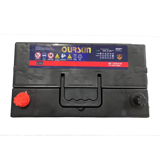 OurSun MF95D31 Lead-acid Maintenance Free Battery 80AH JIS Standard with High Quality