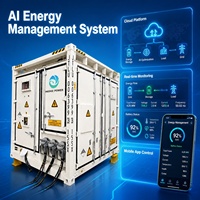 Système de stockage d'énergie solaire commercial Inedge Power Safe ODM 1290kW/2.5MWh, système de batterie BESS tout-en-un refroidi par liquide, conteneur de 10 pieds