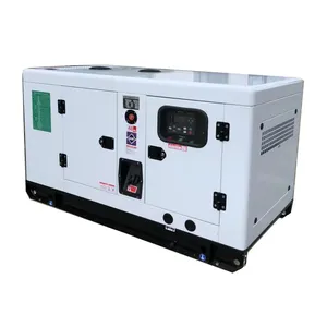Shanghai manufacturer price custom 3/4 cylinder direct injection water cooled low rpm diesel genset generators silent 20kva 16kw