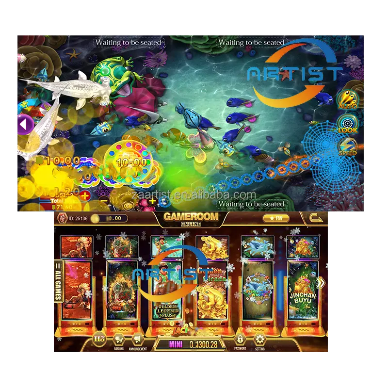 Бесплатный демо-счет Благородный король поп-аркадная игра агент настраиваемый Fusion skill game Fire Link онлайн Fish game
