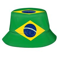 Chapeau de pêcheur à imprimé tendance personnalisé Argentine Mexique Maroc Colombie