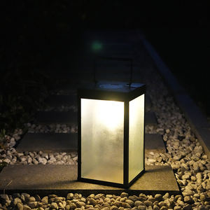 विश्वास चीनी शैली के आउटडोर बगीचे पवन लैंप सौर ऊर्जा संचालित क्रिसमस लालटेन धातु सौर ऊर्जा से चलने वाले उद्यान पवन लैंप - Product Image 6