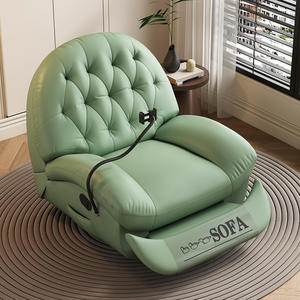 Sofá Reclinable Acolchado, Sofá Giratorio Moderno de Lujo para Sala de Estar, Sillón Reclinable Individual, Muebles para Sentarse Relajados, Silla Mecedora - Product Image 3