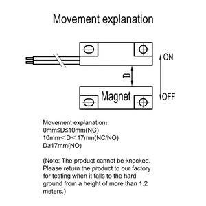MR-3210 nam châm sậy chuyển đổi cảm biến Proximity chuyển đổi cảm biến cho cửa liên hệ với - Product Image 5