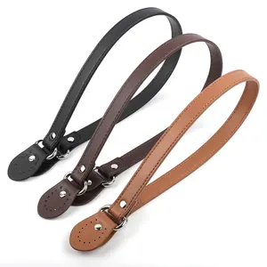 New Model Bag Handle Strap Long and Short Style PU Leather Strap Soft and Durable