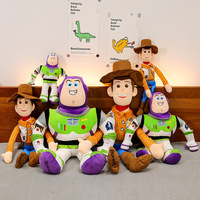 Nuevo Juguete de Peluche de Woody y Buzz Lightyear de Toy Story, Muñecos de Peluche Reconfortantes para Niños, Figuras de Peluche en Bolsa de Malla de Fibra de Poliéster