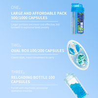 Billes Aromatisées Menthe Menthol pour Fumer, Capsules Aromatisées pour Fumer, Perles Aromatisées pour Fumer
