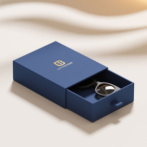 Boîte à bijoux en carton <span class=keywords><strong>rigide</strong></span> avec logo personnalisé en gros, boîte à cadeaux en papier, boîte de rangement pour foulards, lingerie, tiroir - Product Image 3