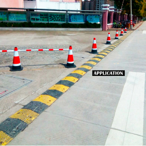 Nhiệm vụ nặng nề vết sưng dừng đoạn đường nối di động tốc độ vết sưng đường lái xe cao su bãi đậu xe ngắt - Product Image 4