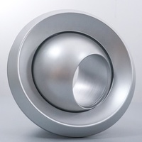 Diffuseur de jet de climatisation JN-A, diffuseur de plafond en aluminium, conduit d'air rond, diffuseur de ventilation