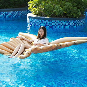 Shake Tone Seaside Floating Row Butterfly Net Red Wings Water Inflatable Swimming PVC Circle Adult Firebird Children Mount - Product Image 3