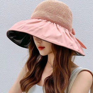 Bán buôn Chất lượng cao rộng vành mũ Nâu phụ nữ bãi biển Mũ số lượng lớn đồng bằng cô gái rơm lúa mì mũ - Product Image 4