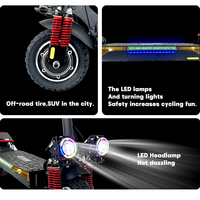 Entrepôt UE Livraison Directe Double Moteurs 1600 Angle d'Ascension à 30 Degrés Vitesse 50 Étanche IP54 Trottinette Électrique