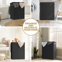 Panier à linge polyvalent pour un rangement du linge sale soigné et organisé