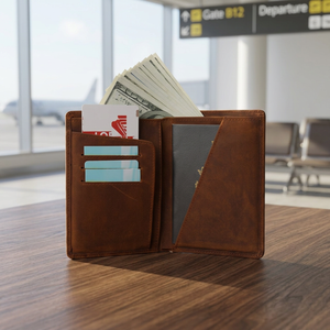Funda para Pasaporte ADORA ADAPC-0201 de Cuero Genuino Marrón, Diseño Vintage de Alta Calidad, Personalizable en Tamaño/Diseño de Logotipo, 27 Años de Experiencia en la Industria - Product Image 3
