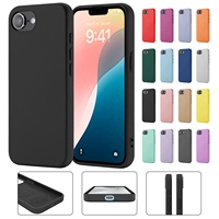 Coque en silicone TPU ultra-fine et souple de 1,2 à 1,5 mm pour iPhone 6 7 8 X Xs Xr 11 12 13 14 15 16 17 Pro Max, coque arrière mate en TPU
