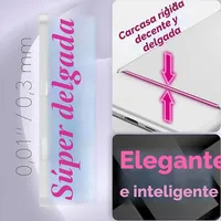 Coque rigide ultra-fine en PP de 0,3 mm pour iPhone 18 Pro Max, compatible avec iPhone 17, 16, 15, 14, 13, 12 Pro Max, coque mince mate translucide colorée