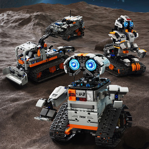 Kit de châssis de robot programmable en plastique Tuomu T2008 5 en 1, blocs de construction, jouet télécommandé pour garçons de 8 à 13 ans - Product Image 5