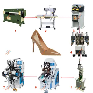 Women's Shoe Production Line Equipment Lady's Shoe Production Process Need Machine Women's Shoe Assembly Line