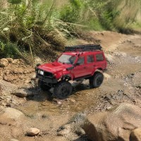 Jouets RC pour adultes, SUV télécommandé 4x4 tout-terrain, voiture de qualité hobby, cadeau avec porte-bagages sur le toit, homologué EN71 CE
