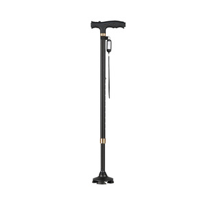 Canne télescopique Gb 85-97 cm en alliage d'aluminium avec lumière, quatre pieds antidérapants, canne pliante pour personnes âgées - Product Image 3