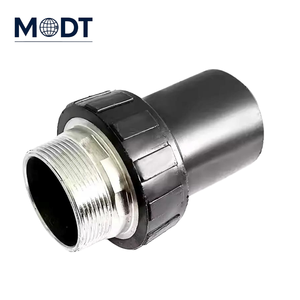 2 "<span class=keywords><strong>X</strong></span> 63" Métal HDPE Filetage femelle et mâle Raccords de transition Système de matériel de plomberie d'alimentation en eau froide haute pression - Product Image 5